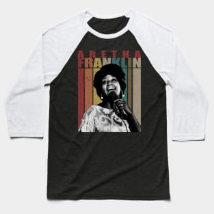 Natural Woman Aretha's Timeless Music Tee Baseball T-Shirt